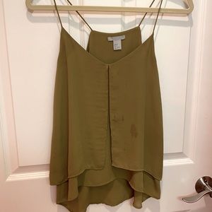 Flowy green blouse